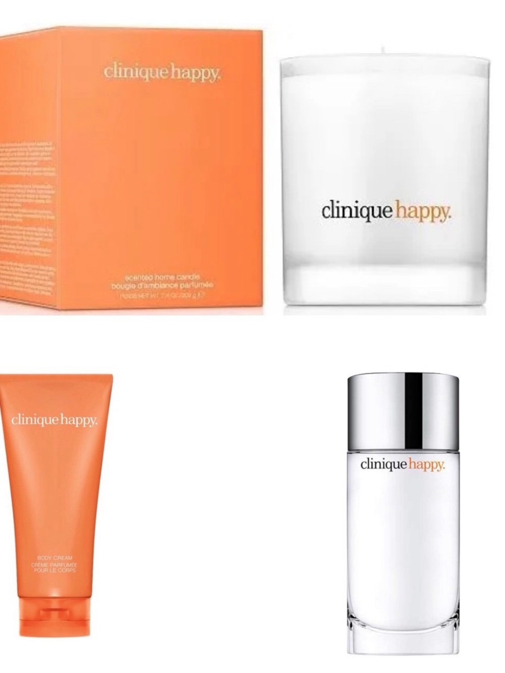 Clinique Happy Women Skincare Set With Candle